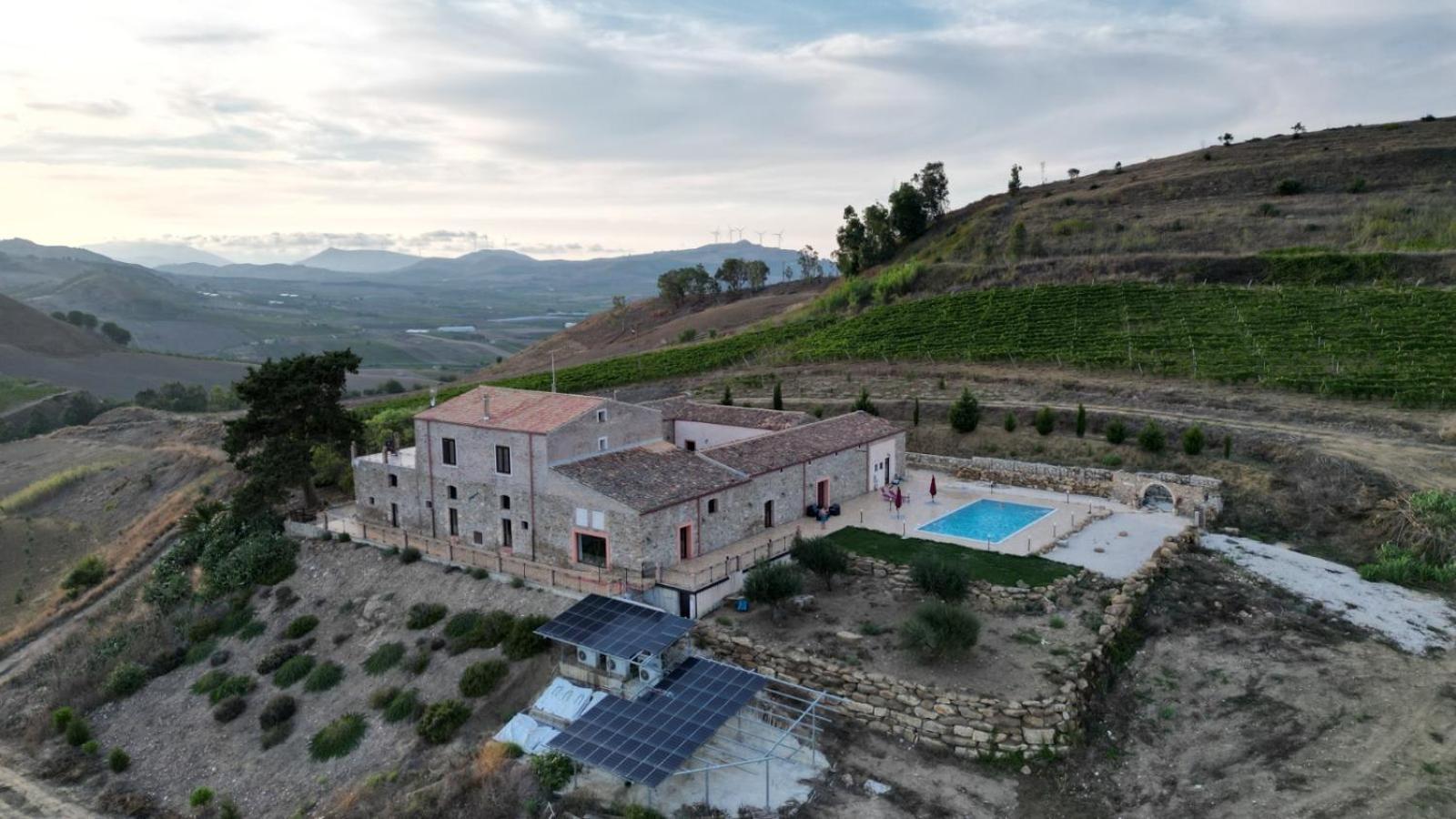 Masseria Baglio Perciata Camporeale Buitenkant foto